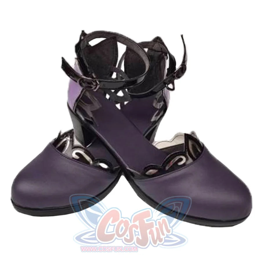 Game Genshin Impact Keqing Opulent Splendor Cosplay Shoes C01008 & Boots