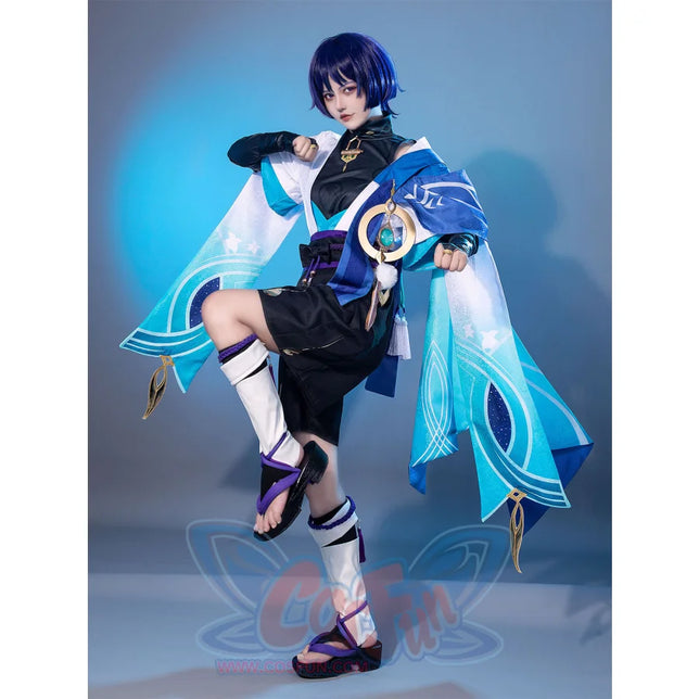 Genshin Impact Scaramouche Wanderer Cosplay Costume C07166 Aa Costumes