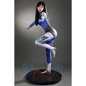 Overwatch D.va Hana Song Cosplay Costume Jumpsuit C00022 Costumes