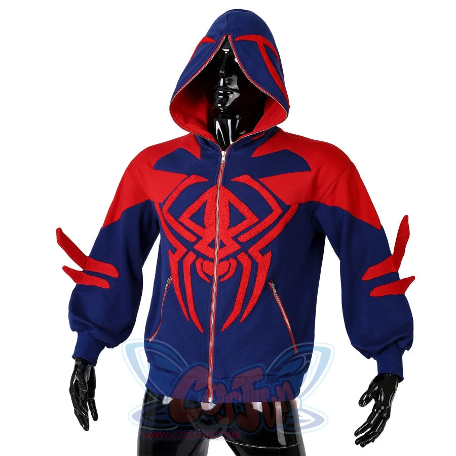 Cosfun Original Spider-Man Zip-Up Hoodie Sweatshirt If0006