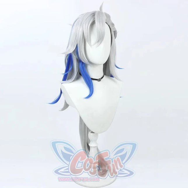 Genshin Impact Neuvillette Cosplay Wig C08584 Wigs