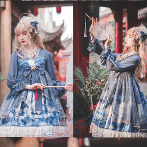 Chinese Style New Year Lolita Long Sleeve Dress