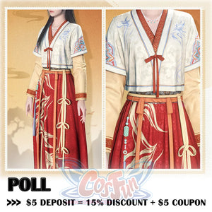 【Poll】Deposit Love And Deepspace Cosplay Costumes Aaa Protagonist - Flowery Cluster / S