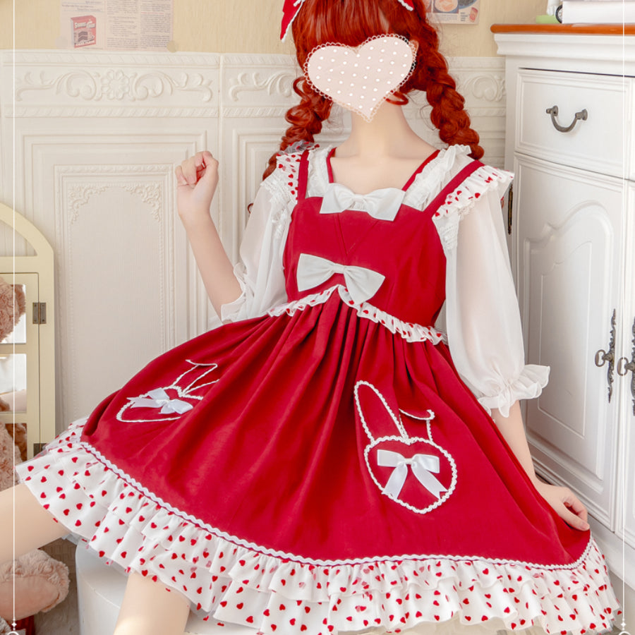 Rabbit Jam Sweet and Lovely Princess Lolita Jumper Skirt