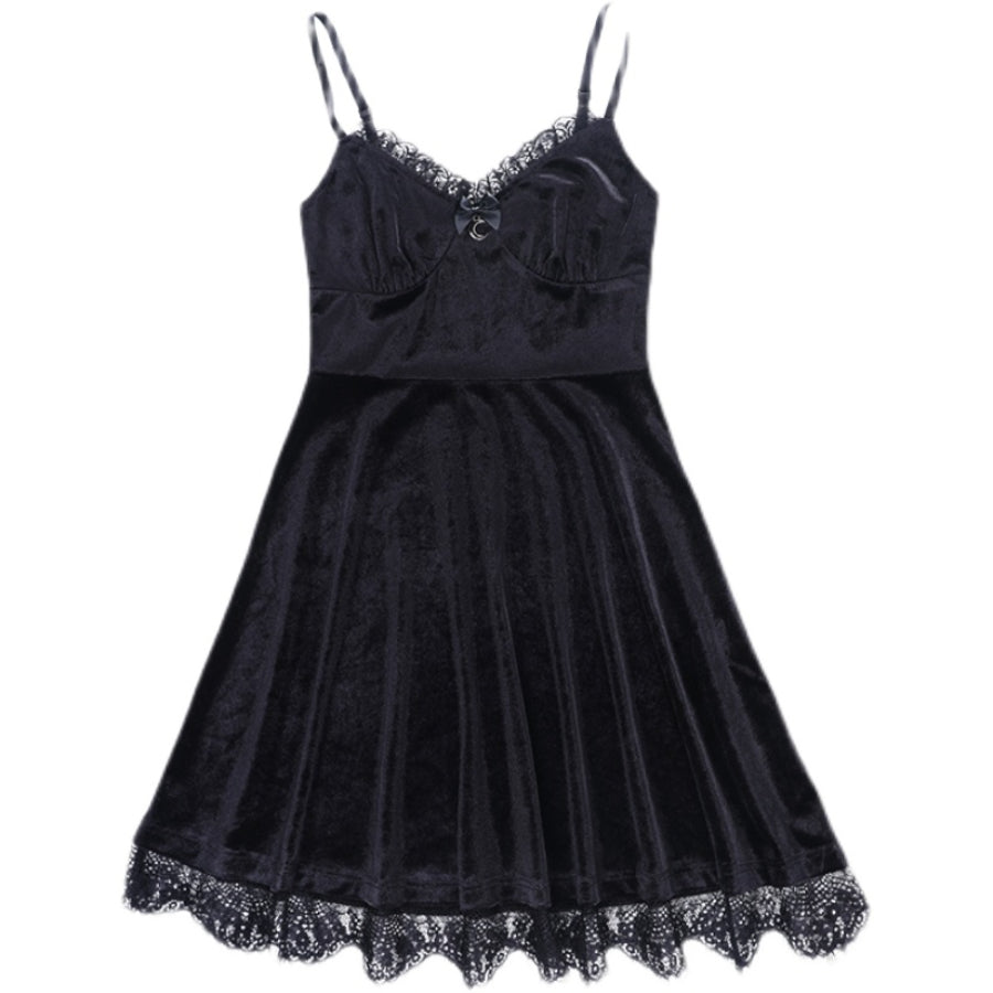 New Style Vintage A-line Short Slip Dress