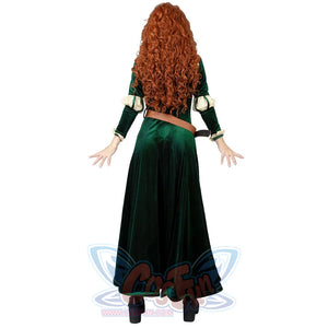 Brave Merida Cosplay Costumes Indigene Retro Dress Mp003883