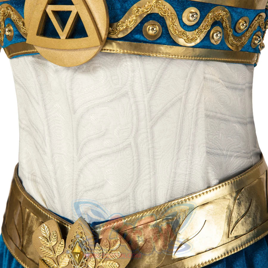 The Legend Of Zelda: Breath The Wild Princess Zelda Dress Cosplay Costumes C09024