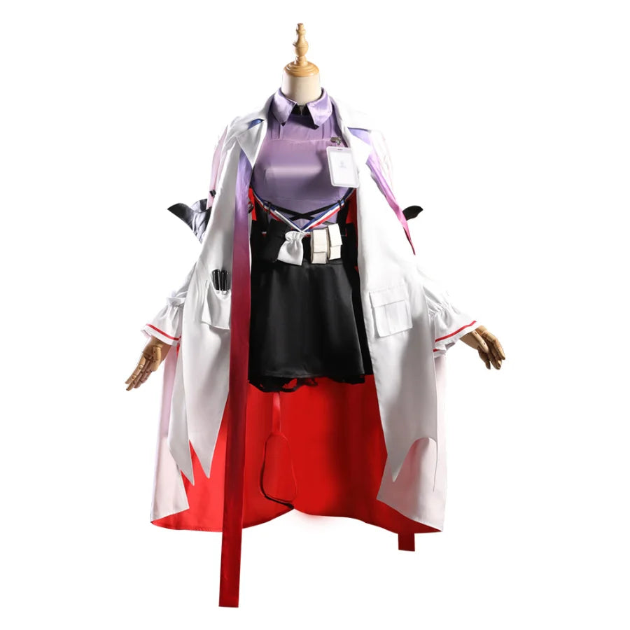 VEVEFHUANG Game Arknights Mousse Frncat Cosplay Costume Women Cosplay Hearo  Lolita Dress Halloween Carnival Party Costumes