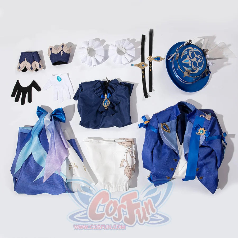 Genshin Impact Furina Hydro Archon Cosplay Costume C08612 A Costumes