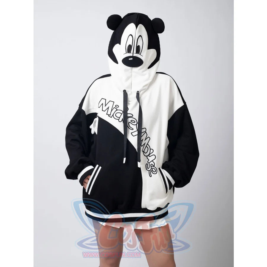 Cosfun Original Cartoon Mouse Cosplay Full Zip Hoodie A00001 Sweatshirt