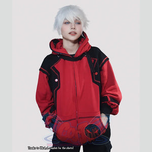 【Ready To Ship】Cosfun Original Deadpool Wade Winston Wilson Derivative Full Zip Hoodie