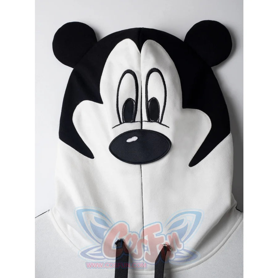 Cosfun Original Cartoon Mouse Cosplay Full Zip Hoodie A00001 Sweatshirt