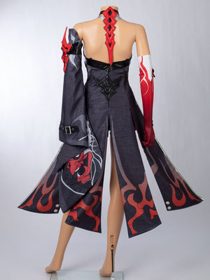 Honkai: Star Rail Red Acheron Cosplay Costume C09025E  B