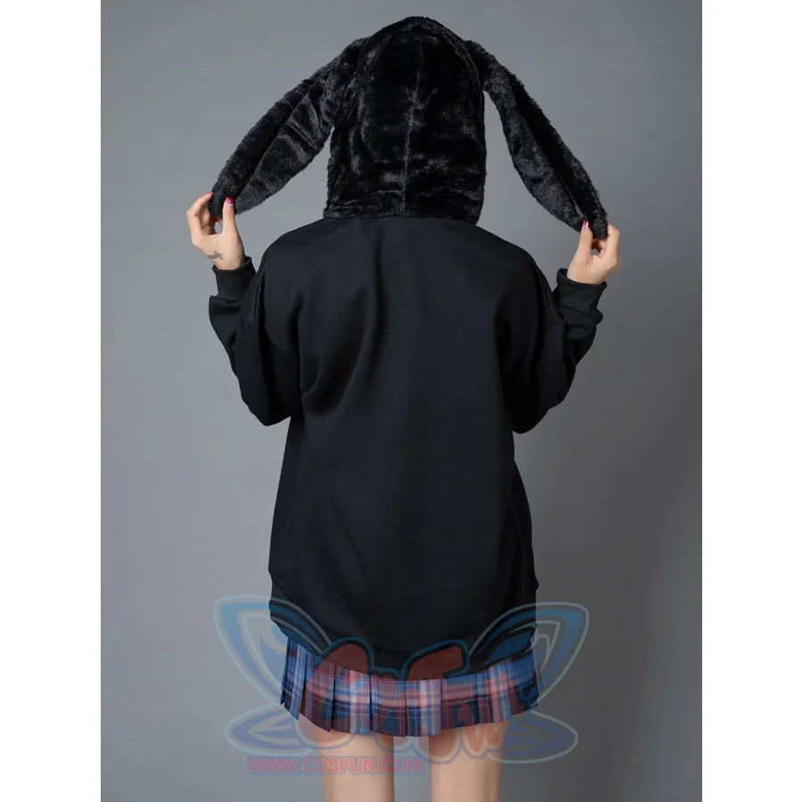 Rabbit Ears Oversize Brushed Hoodie Mp005871 Sweatshirt