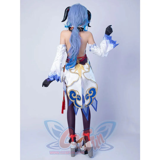 Genshin Impact Ganyu Cosplay Costume Jacquard Upgrade Version C00524 Costumes