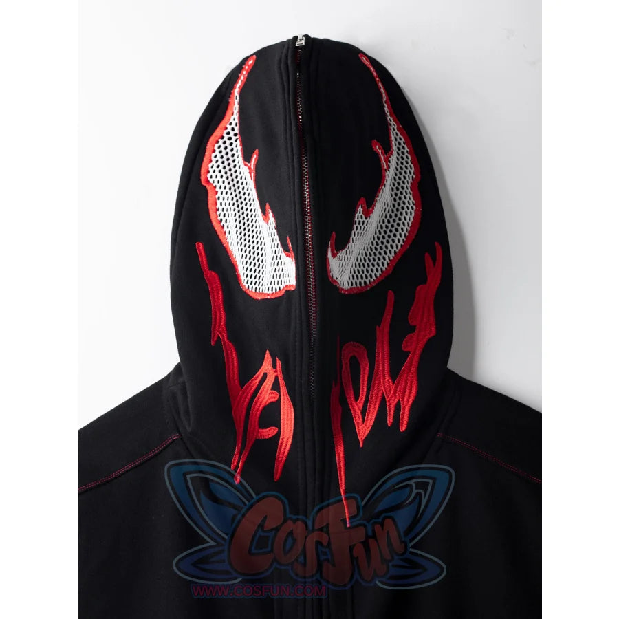 Cosfun Original Black Red Cosplay Hoodie A00005 Sweatshirt