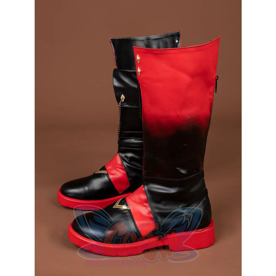 Genshin Impact Tartaglia Childe Cosplay Shoes C08390 & Boots