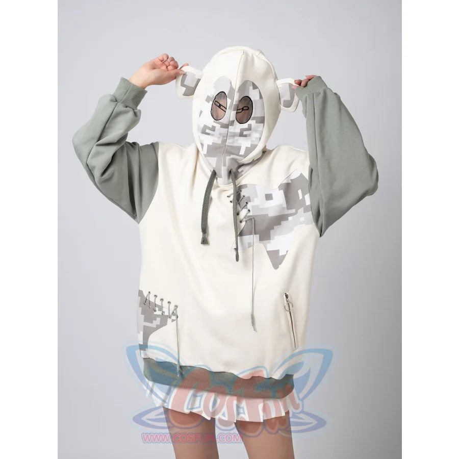 Cosfun Original Gorilla Cosplay Full Zip Hoodie A00009 Sweatshirt