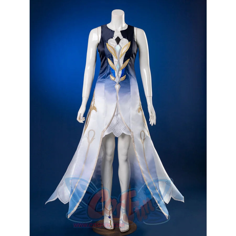 Genshin Impact God Of Justice Focalors Hydro Archon Cosplay Costume C08789 A Costumes