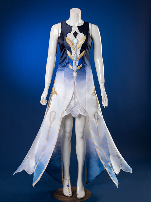 Genshin Impact God of Justice Focalors Hydro Archon Cosplay Costume C08789  A