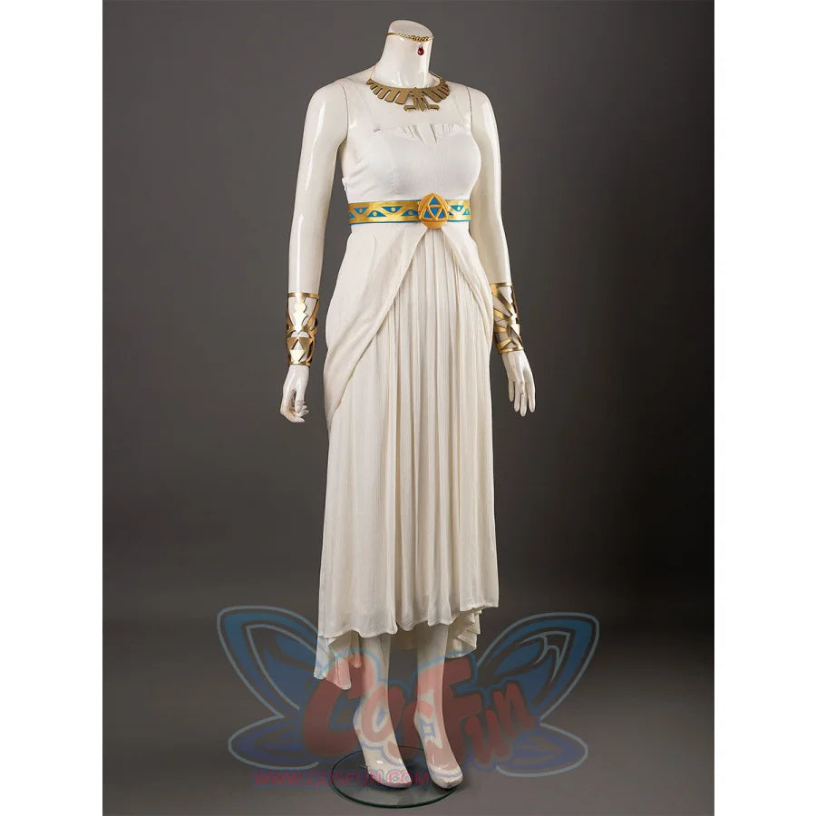 The Legend Of Zelda: Breath The Wild Princess Zelda Dress Cosplay Costumes C08294