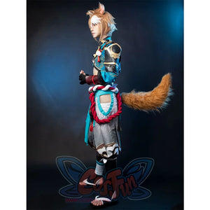 Ready To Ship Game Genshin Impact Gorou Cosplay Costume Jacquard Version C00668 Costumes