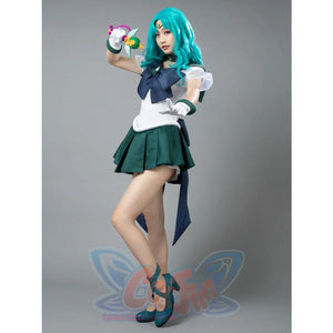 Sailor Super S Film Neptune Michiru Kaioh Michell Cosplay Costumes Mp001404