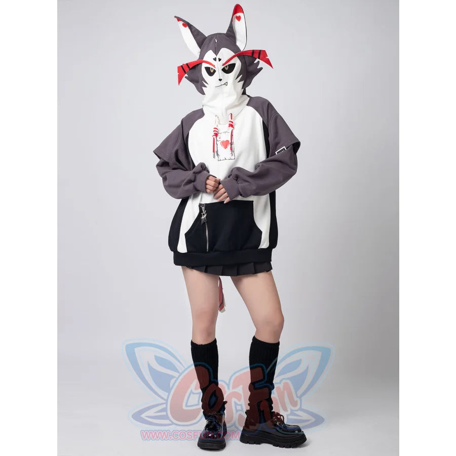 Cosfun Original Demon Magician Cosplay Full Zip Hoodie A00008 Sweatshirt