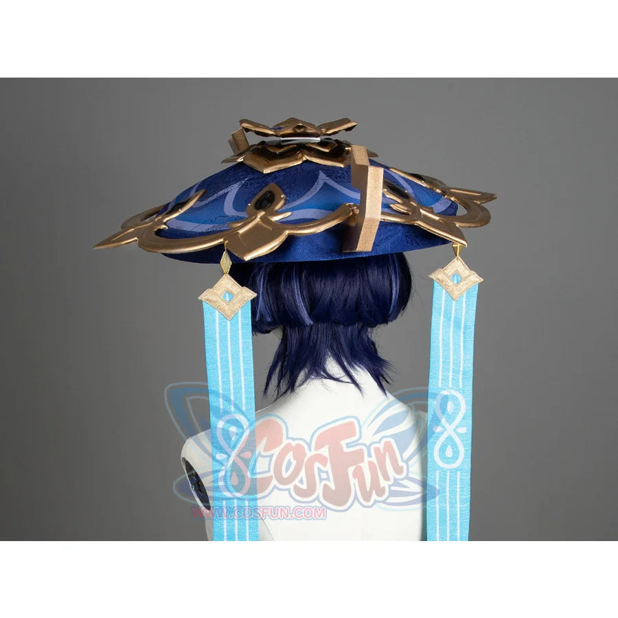 Scaramouche Genshin Costume Wig Hat Set Anime Genshin Wanderer