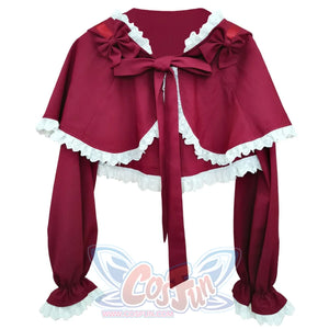 Little Red Riding Hood Sweet And Lovely Lolita Jumper Skirt S22812 Cape / S