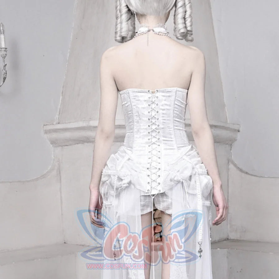 Alice White Gothic Lace-up Birdcage Corset - cosfun