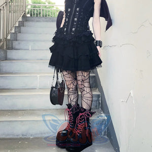 Original Cool And Spicy Lolita Thick Soled Boots