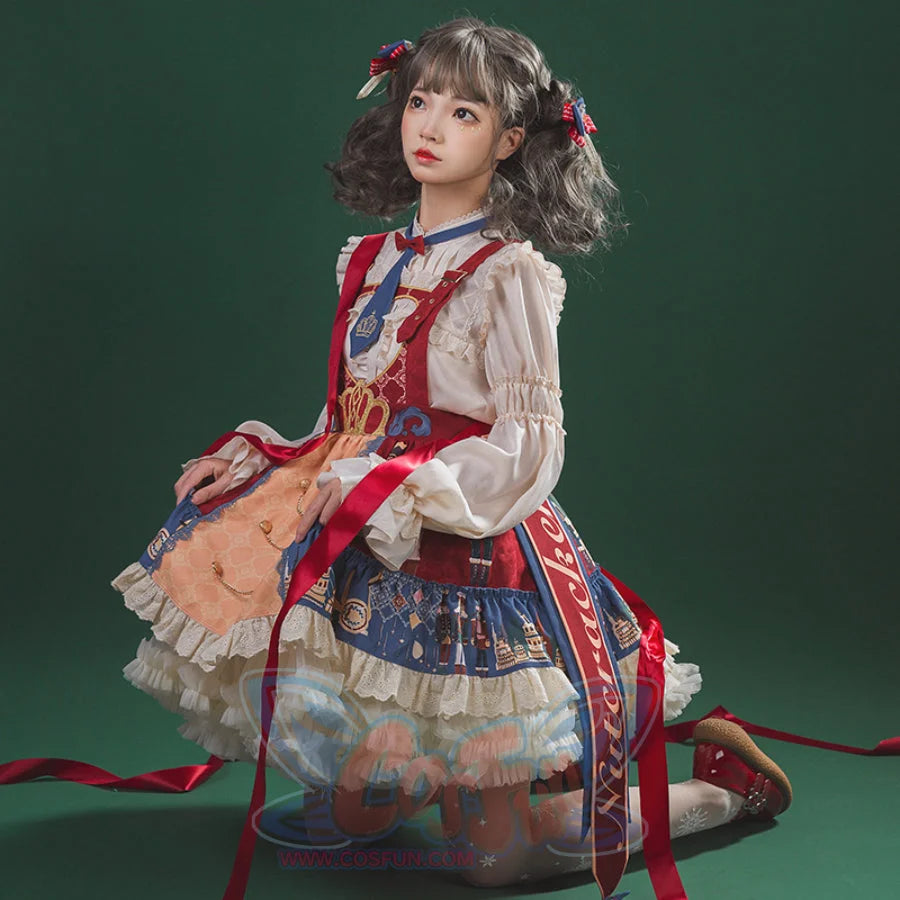 Christmas The Nutcracker Lolita Jumper Skirt Sets