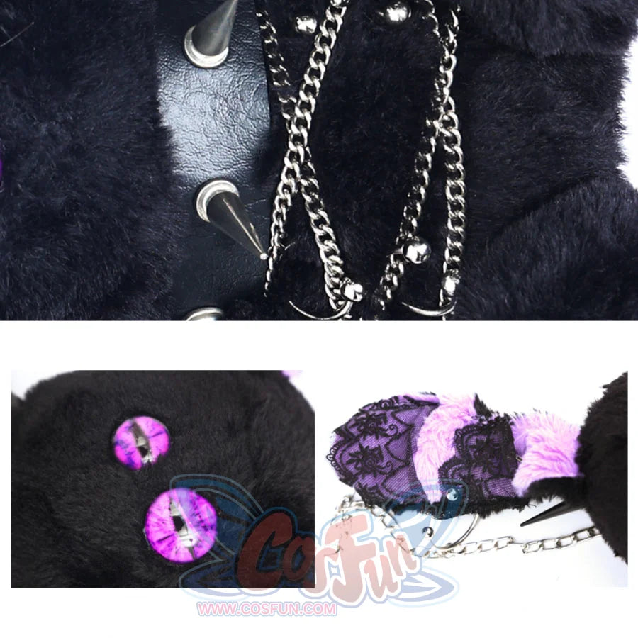 Demon One-Eyed Rabbit Woolen Crossbody Bag