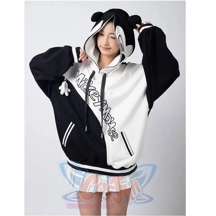 Cosfun Original Cartoon Mouse Cosplay Full Zip Hoodie A00001 Sweatshirt