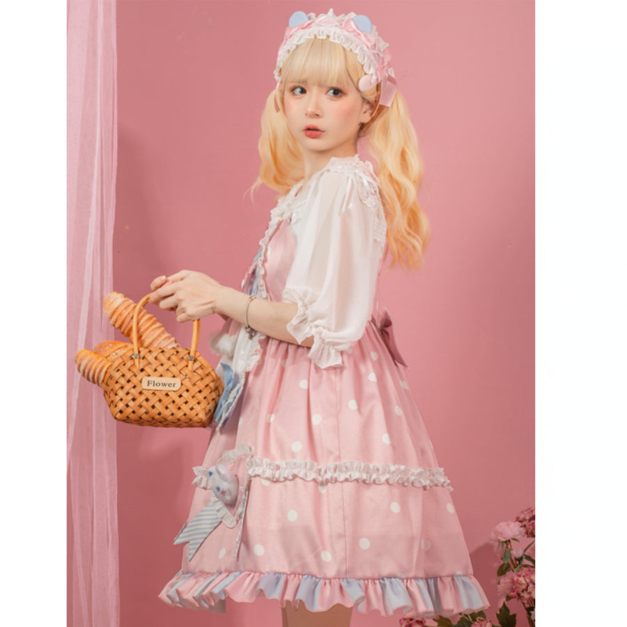 Sweet and Lovely Bear Lolita Jumper Skirt