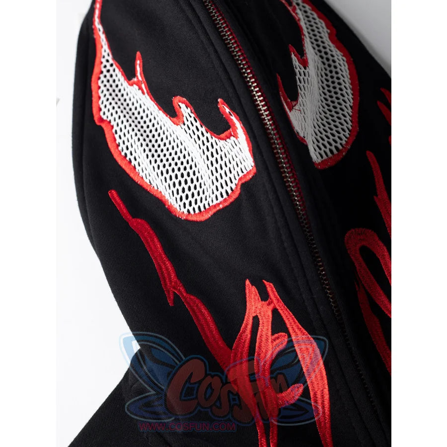 Cosfun Original Black Red Cosplay Hoodie A00005 Sweatshirt