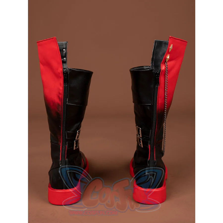 Genshin Impact Tartaglia Childe Cosplay Shoes C08390 & Boots