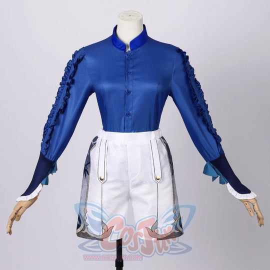 Genshin Impact Xingqiu Bamboo Rain Outfit Cosplay Costume C09028E Costumes