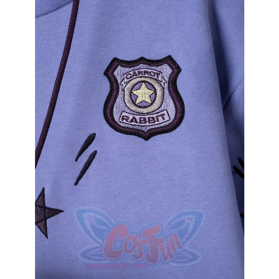 【Ready To Ship + Free Shipping】Cosfun Original Purple Bunny Zootopia Judy Derivative Hoodie