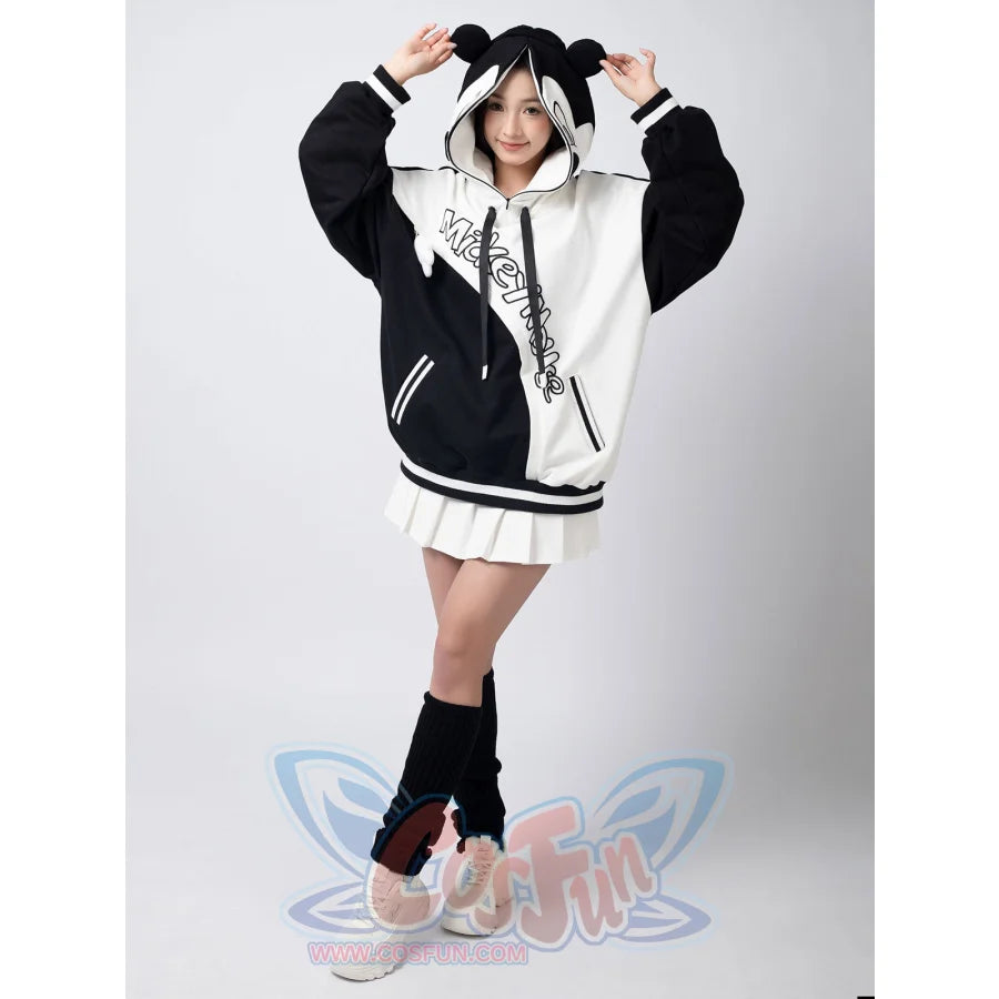 Cosfun Original Cartoon Mouse Cosplay Full Zip Hoodie A00001 Sweatshirt