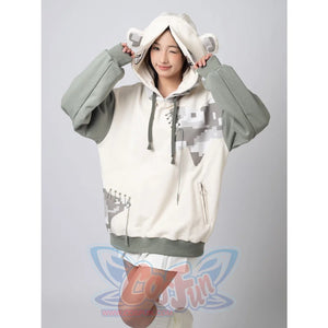 Cosfun Original Gorilla Cosplay Full Zip Hoodie A00009 Sweatshirt