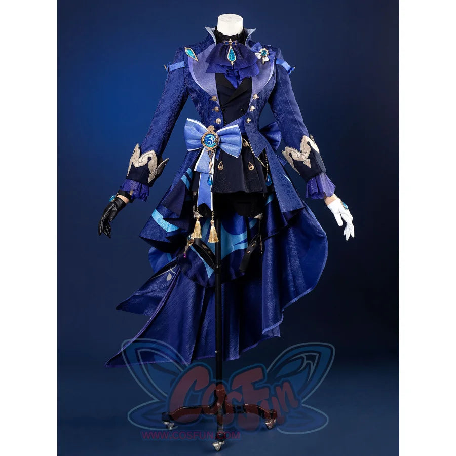 【Ready To Ship】Genshin Impact Black/White Furina Hydro Archon Cosplay Costume C08735 Aaa Costumes