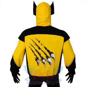 【Free Shipping】Cosfun Original Wolverine Derivative Full Zip Hoodie Sweatshirt Fy0058