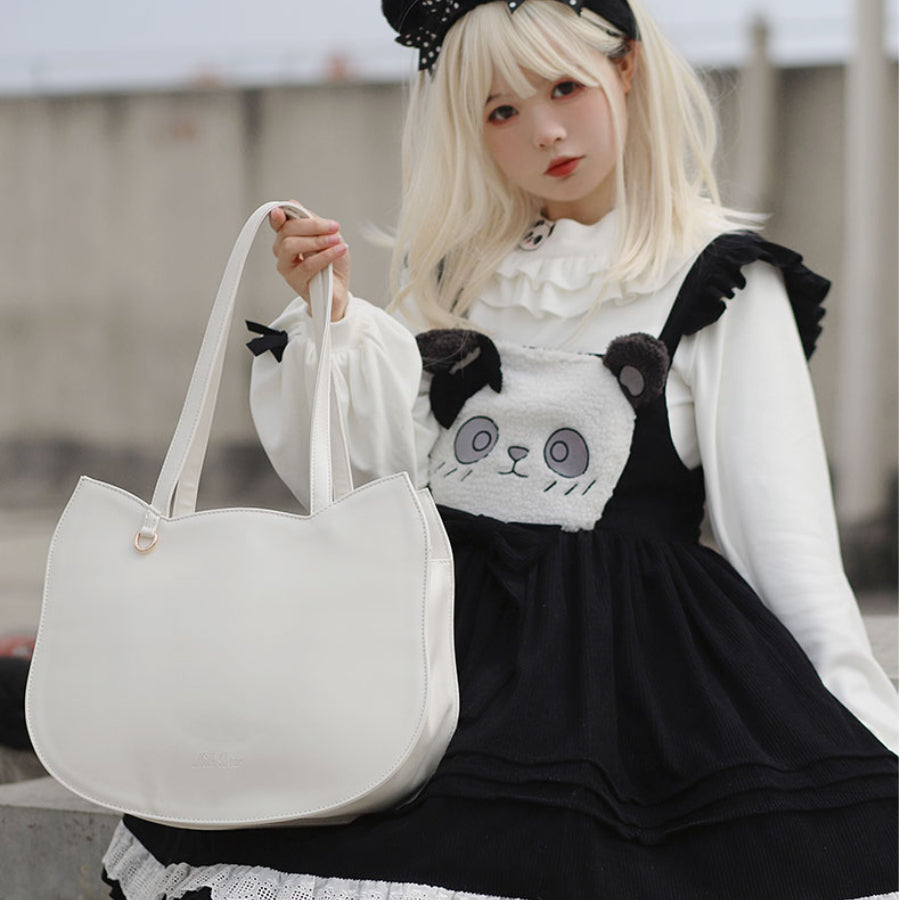 Daily Lovely Big Cat High-capacity Handbag