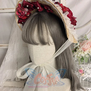 Original Gorgeous And Elegant Lolita Straw Hat