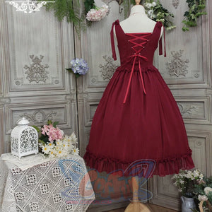 Vintage And Elegant French Chiffon Lolita Jumper Skirt