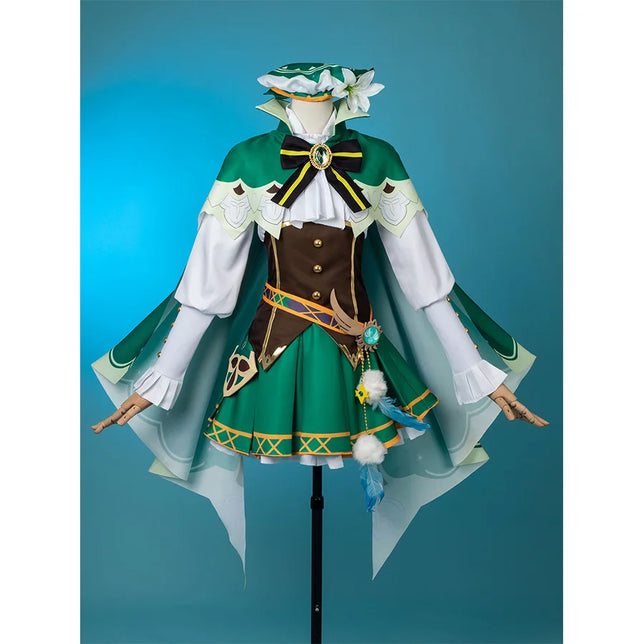 Genshin Impact Venti Barbatos Cosplay Costume C09031E B Women / Xs Costumes