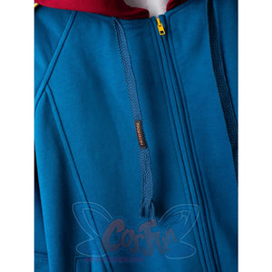 Cosfun Original America Modern Color-Block Blue Cosplay Hoodie A00004 Sweatshirt