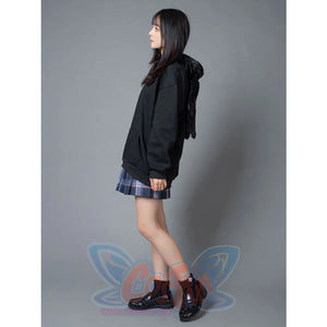 Rabbit Ears Oversize Brushed Hoodie Mp005871 Sweatshirt